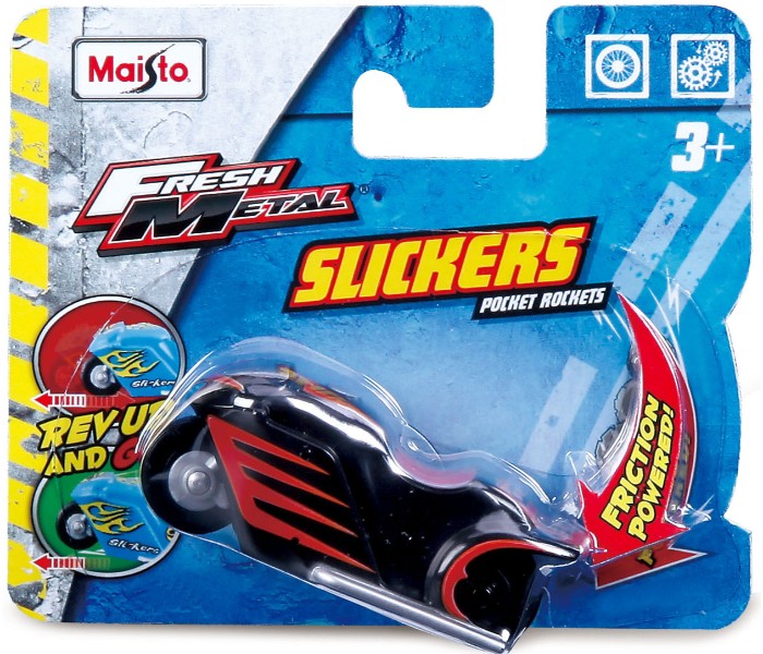 Maisto Tech 15243 FM Slickers Pocket Rockets Black - Zoom Image