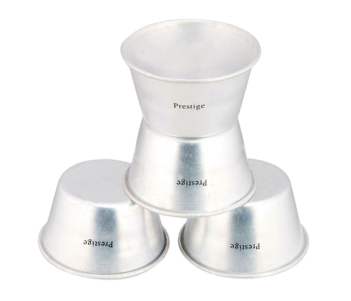 Prestige PR793 Moulds for Mini Plum Cakes, Silver - Zoom Image 1