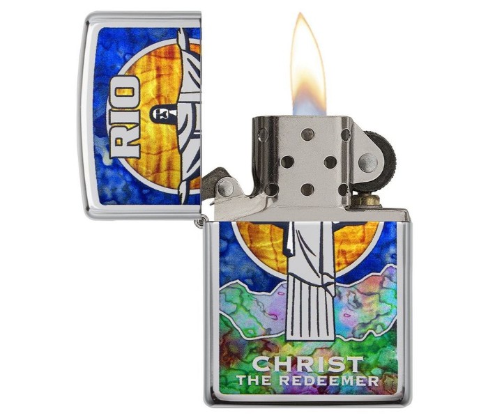 Zippo 29256 250 Christ The Redeeemer Lighter Multicolor - Zoom Image 1