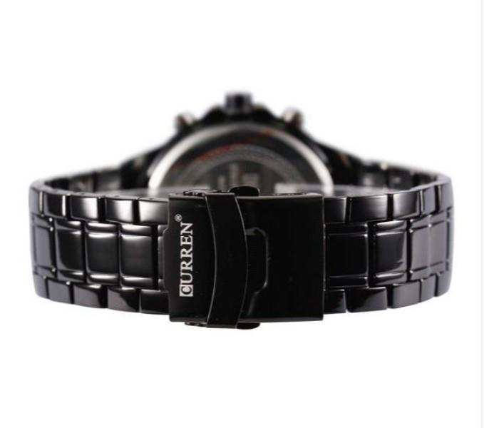 Curren 8046 Stainless Steel Quartz Mens Casual Watch - Black - Zoom Image 3