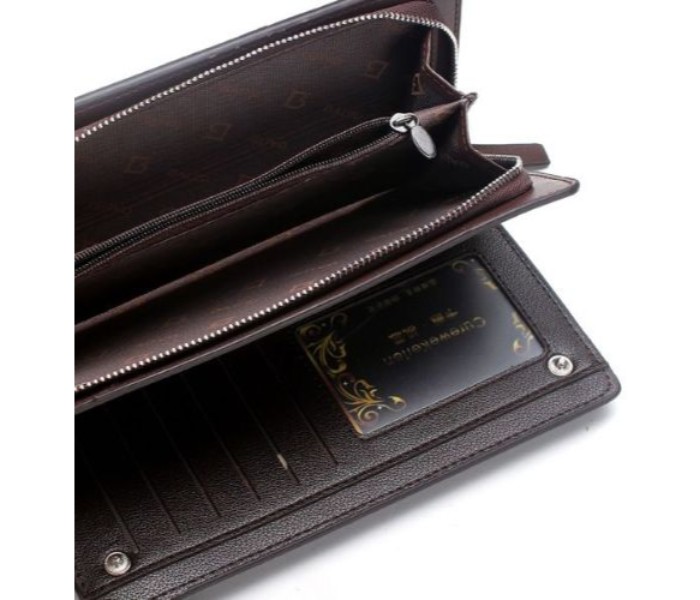 Card Holder Long Wallet For Men CH02B Brown - Zoom Image 1