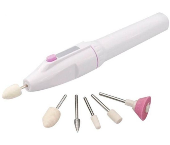 Electronic Handheld Pedicure 18 Piece EH18P White - Zoom Image 1