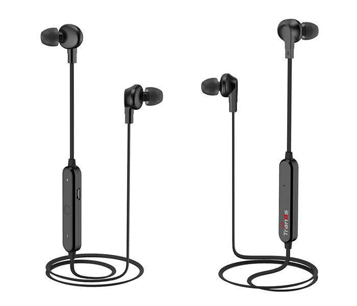 Trands TR-BT1572 Wireless Bluetooth In-Ear Earphone with Mic - Black - Zoom Image 1