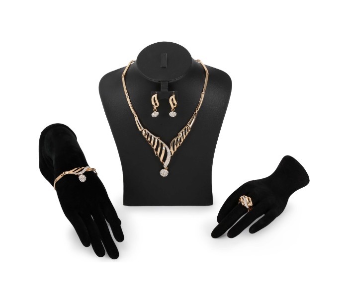 The Mercella 18K Gold Plated Italian Design Necklace with Earring Set 61154144 - Zoom Image 7