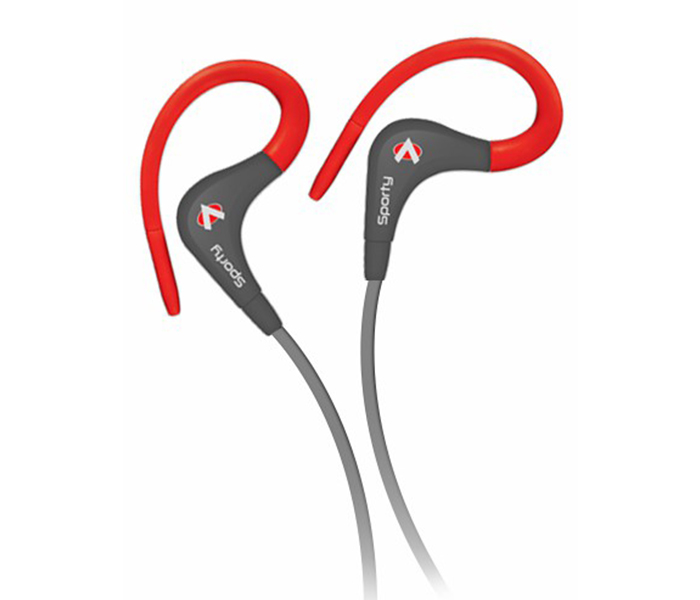 Audionic SE-40 Sporty Earbuds Earphone - Red & Black - Zoom Image 2