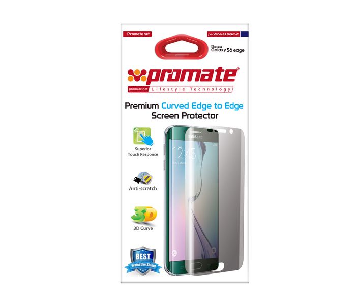 Promate ProShield.S6E-C Edge to Edge Clear Screen Protector, Clear - Zoom Image 3