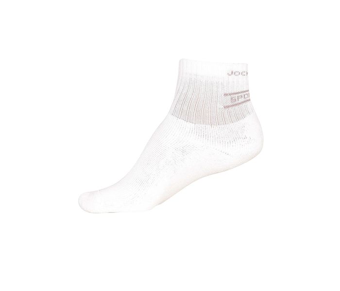 Jockey 7036-0310 Sport Ankle Socks, White/FS - 3 Piece Pack - Zoom Image