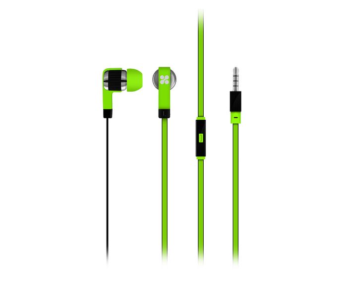 Promate Swish Universal Trendy Stereo Earphone with Noise Isolation, Green - Zoom Image 6