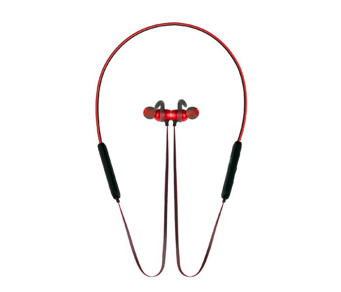 Promate Spicy-1 High Definition Wireless Secure-Fit Stereo Magnetic Earbuds, Red - Zoom Image 8