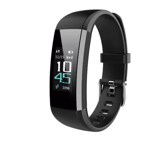 C12 Fitness Tracker Bluetooth Smart Bracelet Heart Rate Monitor - Black - Zoom Image 16