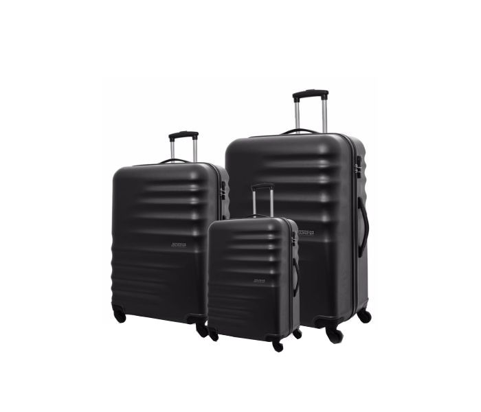 American Tourister GAT104LUG02209 Preston Spinner 3 Piece Set Black - Zoom Image