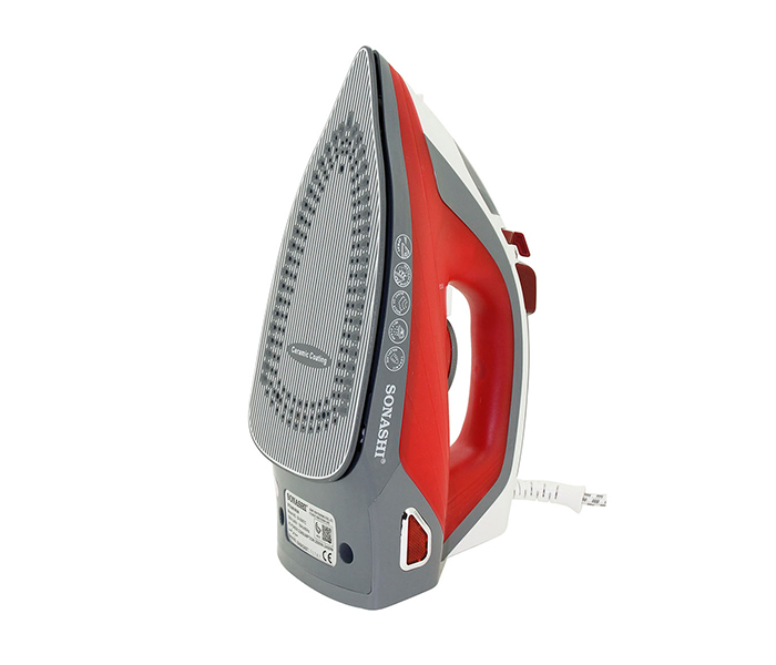 Sonashi SI-5067C 2400W Steam Iron with Ceramic Soleplate - Red - Zoom Image 1