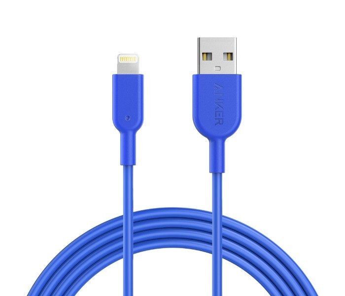 Anker A8433 Powerline II Lightning Cable 6 ft Blue - Zoom Image 5