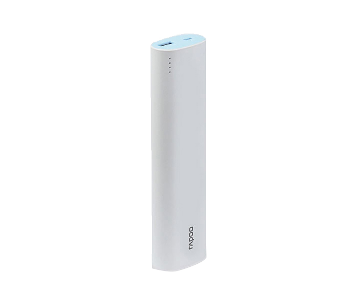 Rapoo P100 10400Mah High Quality Power Bank - White - Zoom Image 2