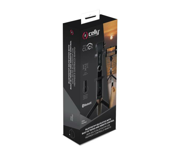 Celly CLICKPROPODBK Universal Bluetooth Selfie Propod - Black - Zoom Image 4