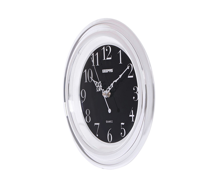 Geepas GWC4805 Taiwan Movement Luminous Dial Wall Clock, White & Clear - Zoom Image 2