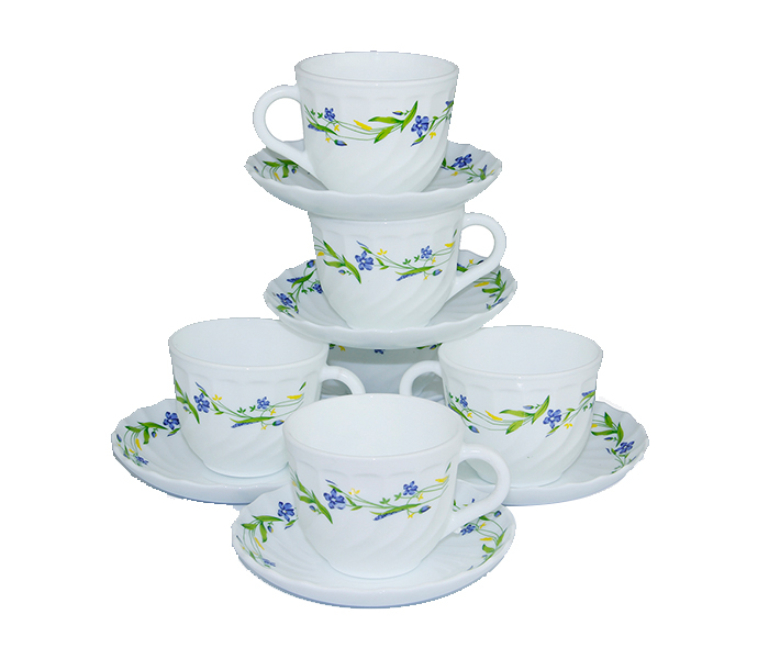 Lucca Cripper 12 Pieces Opel Cup & Saucer Set - Zoom Image 2