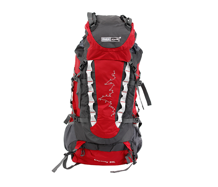 Para John PJMB8313 80 Litre Mountain Bag - Red & Grey - Zoom Image