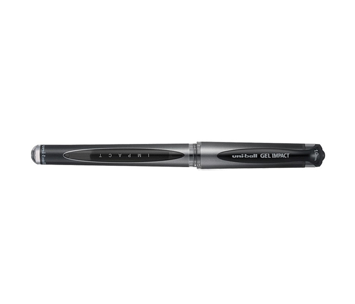 Uni Ball UM-153S Super Smooth Gel Ink Roller Pen - Black, Pack of 12 - Zoom Image 1