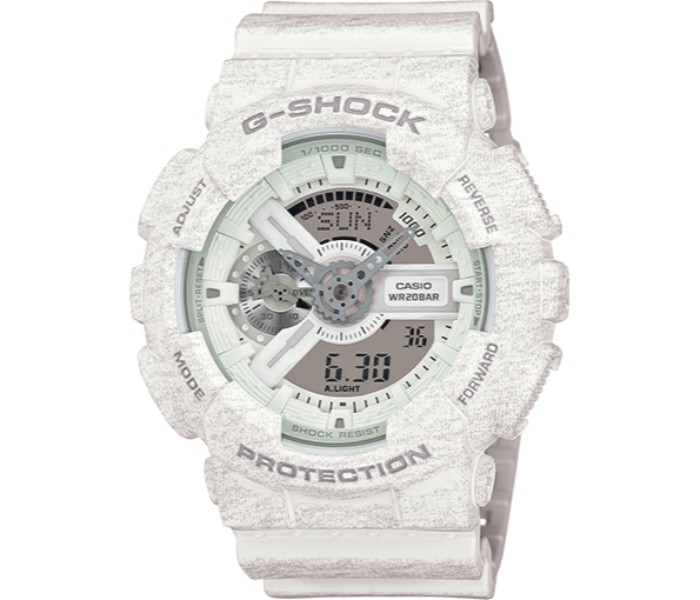 Casio G Shock GA-110HT-7ADR Mens Analog and Digital Watch White - Zoom Image