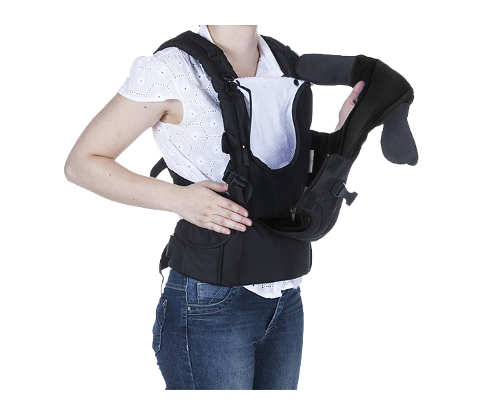 Safety 1st 26017640 Ventral Uni-T Baby Carrier - Full Black - Zoom Image 1