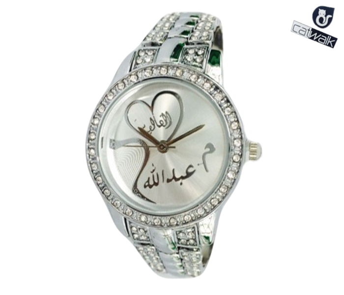 Catwalk CW-137 Genuine quality Fashionable Cz Watch For Women - Silver - Zoom Image