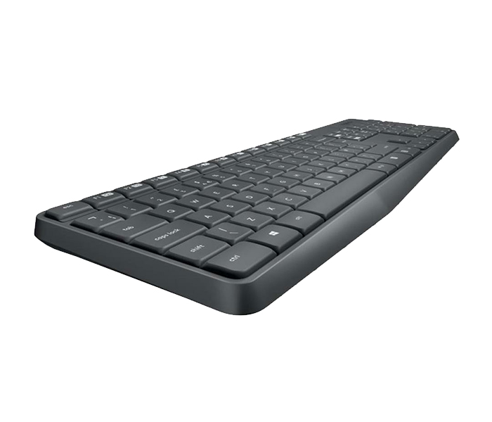 Logitech 920-007931 MK235 Wireless Keyboard & Mouse Combo - English, Grey - Zoom Image 2