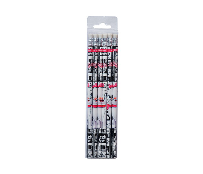 Marie MCCM07407 12 Pieces Celebrity Wooden Pencil, Black & White - Zoom Image