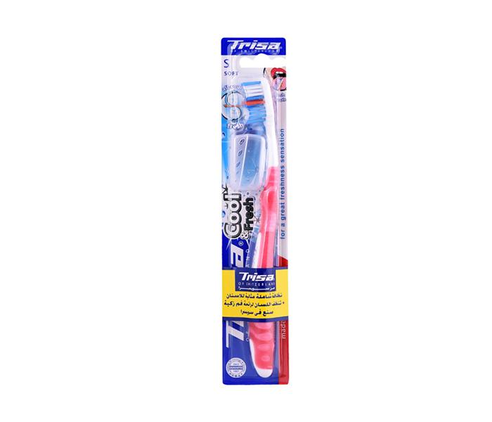 Trisa Cool & Fresh Soft Toothbrush with Travel Cap - Zoom Image