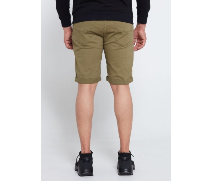 Petro OU10095 Riped Chino Shorts 31-Green - Zoom Image 2