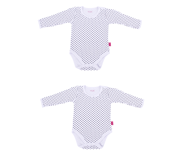 Baby Plus BP2505G 3-6M Girls Long Sleeve Body Suit - 5 Pieces - Zoom Image 1