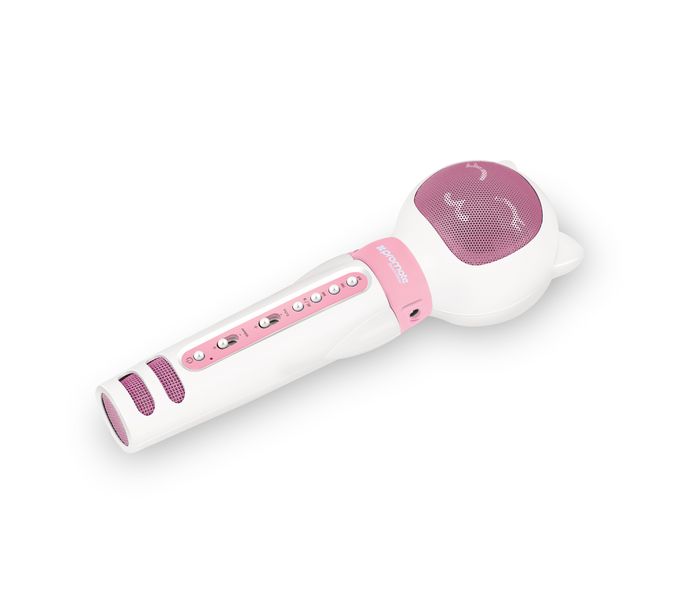 Promate Rockstar Kiddie Wireless Karaoke Microphone with Hi-Fi Wireless Speaker, Pink - Zoom Image 8