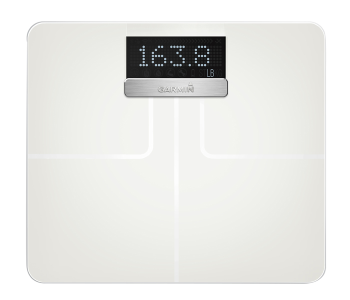 Garmin Index Smart Scale With 4AA Battery White - Zoom Image