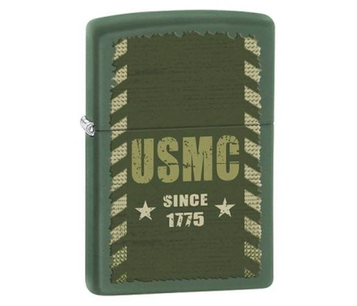 Zippo 28337 Marines Lighter Green - Zoom Image