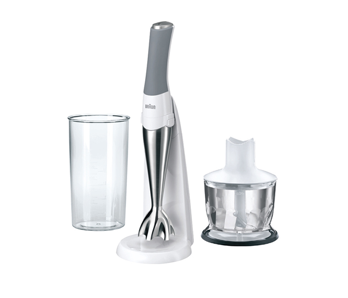 Braun MR-730 CC 750W Multiquick 7 Cordless Hand Blender, White & Grey - Zoom Image 5