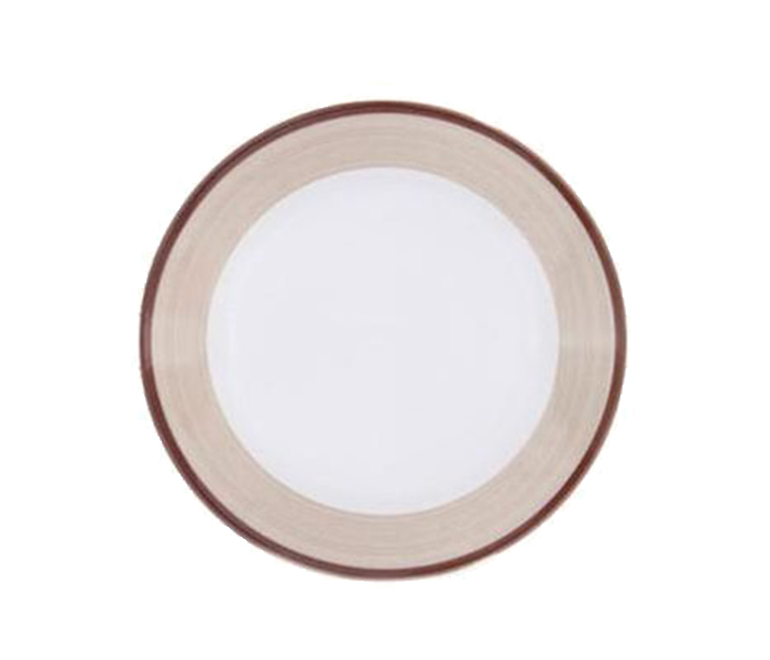 Royalford RF6724 10-inch Melamine Ware Flat Plate - White - Zoom Image