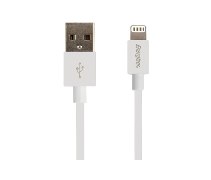 Energizer C11UBLIGWH4 1.2 Meter Lightning USB Cable - White - Zoom Image 2