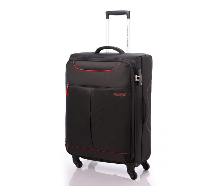 American Tourister GAT104LUG00621 Sky Spinner Soft 68Cm Black and Red - Zoom Image 1