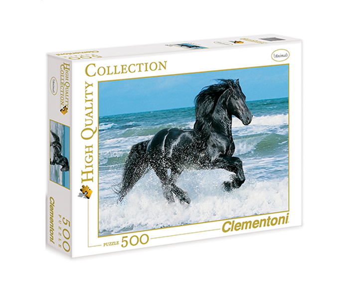 Clementoni 30175 High Quality Collection Black Horse Adult Puzzle - 500 Pieces - Zoom Image 2