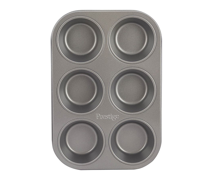 Prestige PR28611 6 Cups Bakeware Carbon Steel Muffin Pan, Grey - Zoom Image 4