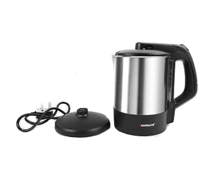 BM Satellite BM-8032 1.8 Litre Stainless Steel Electric Kettle, Black - Zoom Image 2