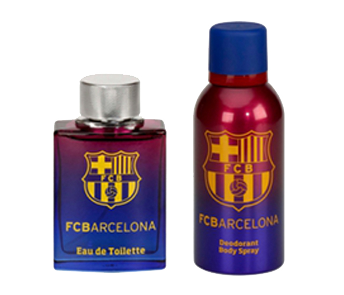 FC Barcelona 100ml Eau De Toilette with 150ml Deodorant Gift Set for Men - Zoom Image 2