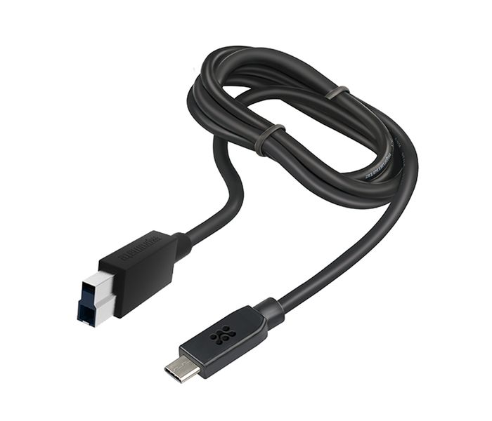 Promate UniLink-CB USB 3.1 Type C to USB B Male Cable - Black - Zoom Image 5