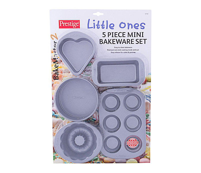 Prestige PR57150 5 Pieces Mini Bakeware Set - Grey - Zoom Image 3