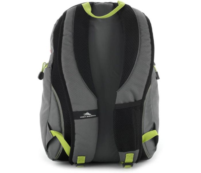 High Sierra HSR104LUG00101 Boondock V2 Backpack Charcoal and Chartreuse - Zoom Image 4