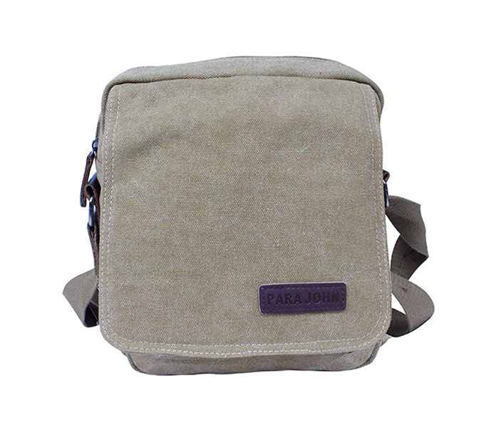 Para John PJLHB9603 Canvas Office Shoulder Bag - Beige - Zoom Image