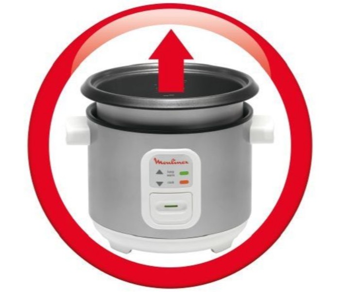 Moulinex MK111E27 1.8 L Rice Cooker Grey - Zoom Image 2