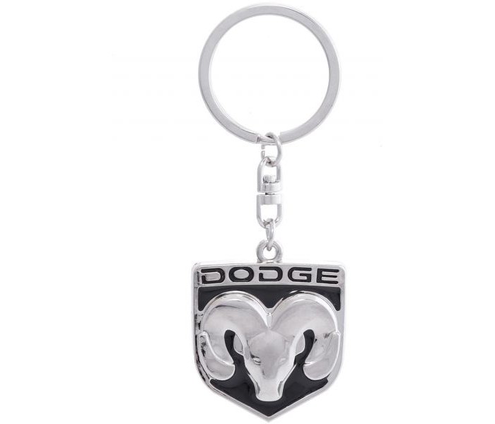 Dodge Emblem Keychain DEKS894 Silver - Zoom Image