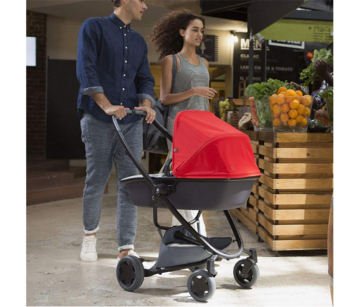 Quinny 1505622000 Zap Lux Carrycot - Grey On Graphite - Zoom Image 4