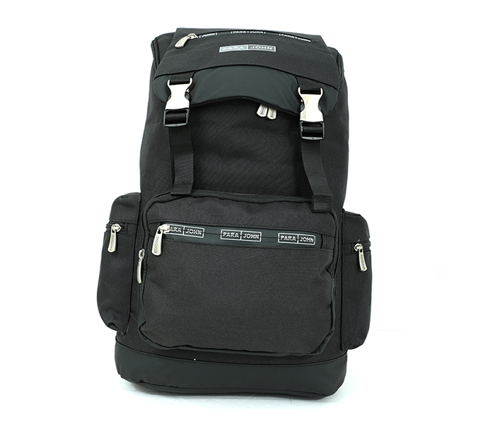 Para John PJBP6614A18 18-inch Laptop Backpack for Unisex - Black - Zoom Image 4